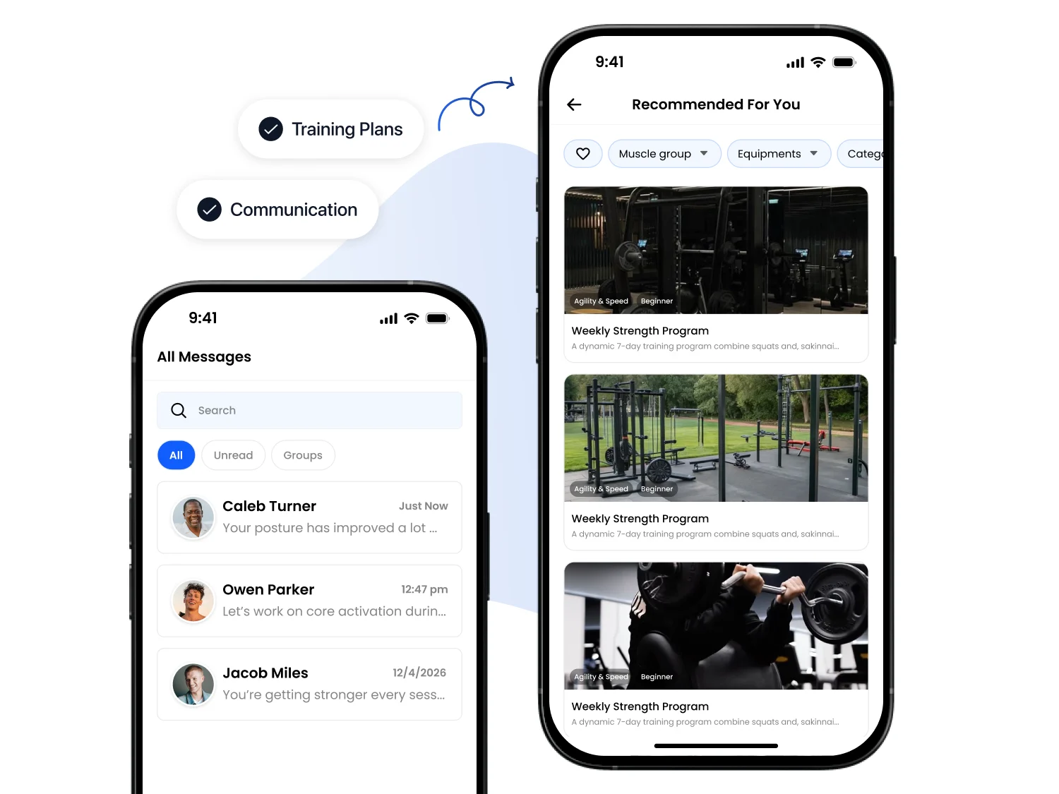 Illustratie bij iOS en Android app om je klanten in te begeleiden