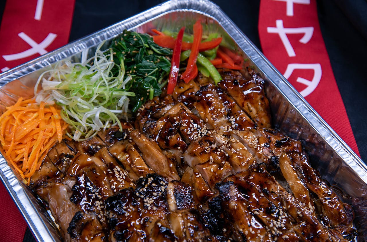 Beef Teriyaki salade met verse goenten