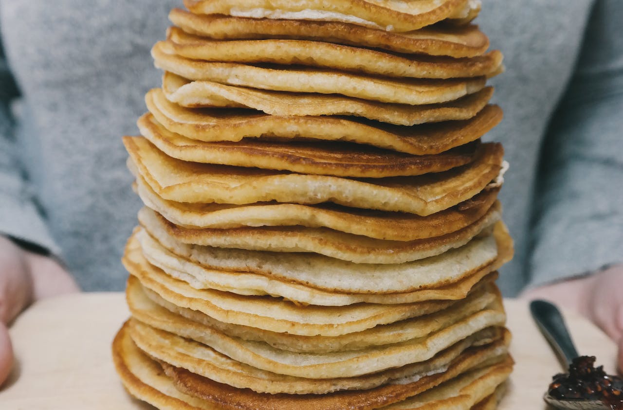 Boekweit proteine pannenkoeken met vruchtencompote