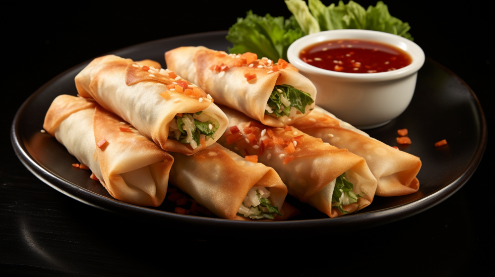 Vers gevulde Springrolls