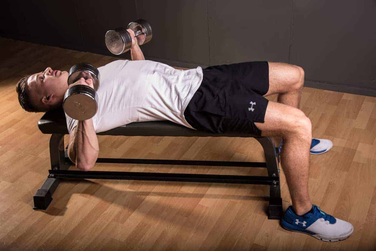 Flat Dumbbell Press