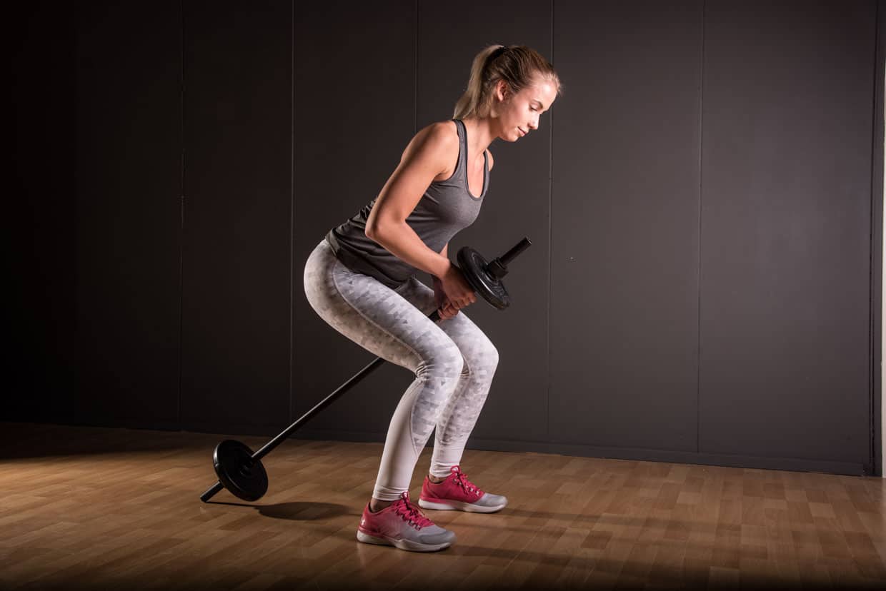 Bent over row close grip