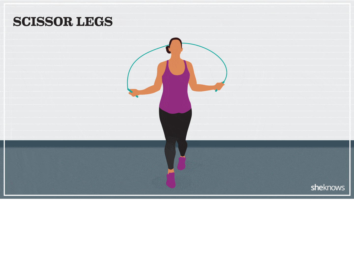 Jump Rope: Alternating Leg Hop