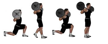 Barbell Walking Lunge