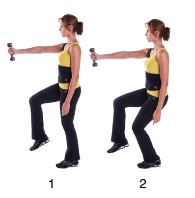 Offset squat