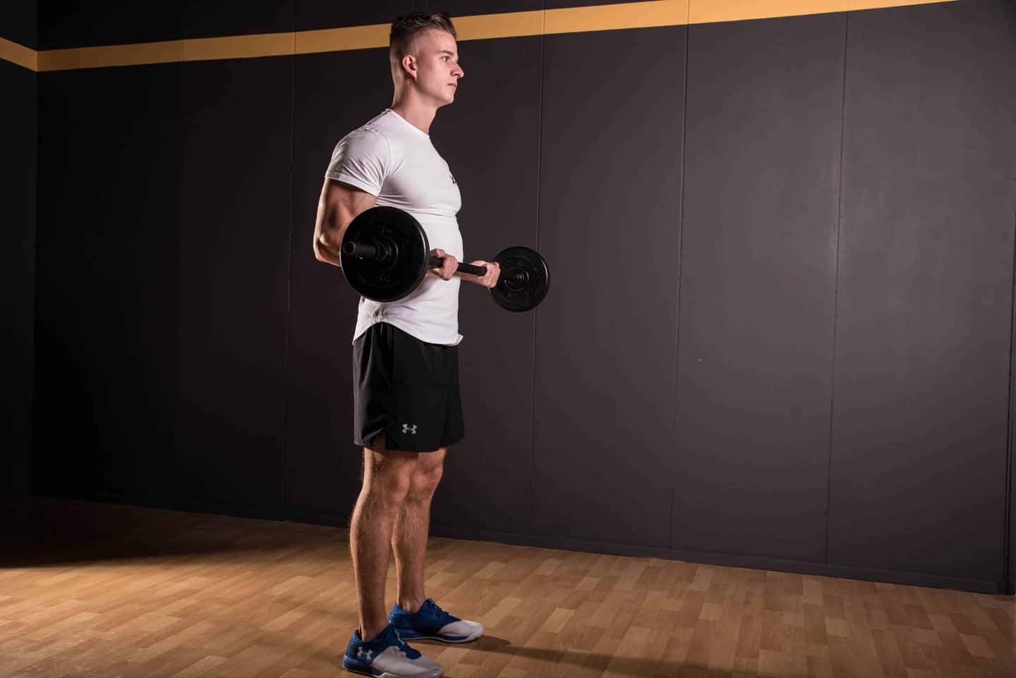 Barbell Drag Curl