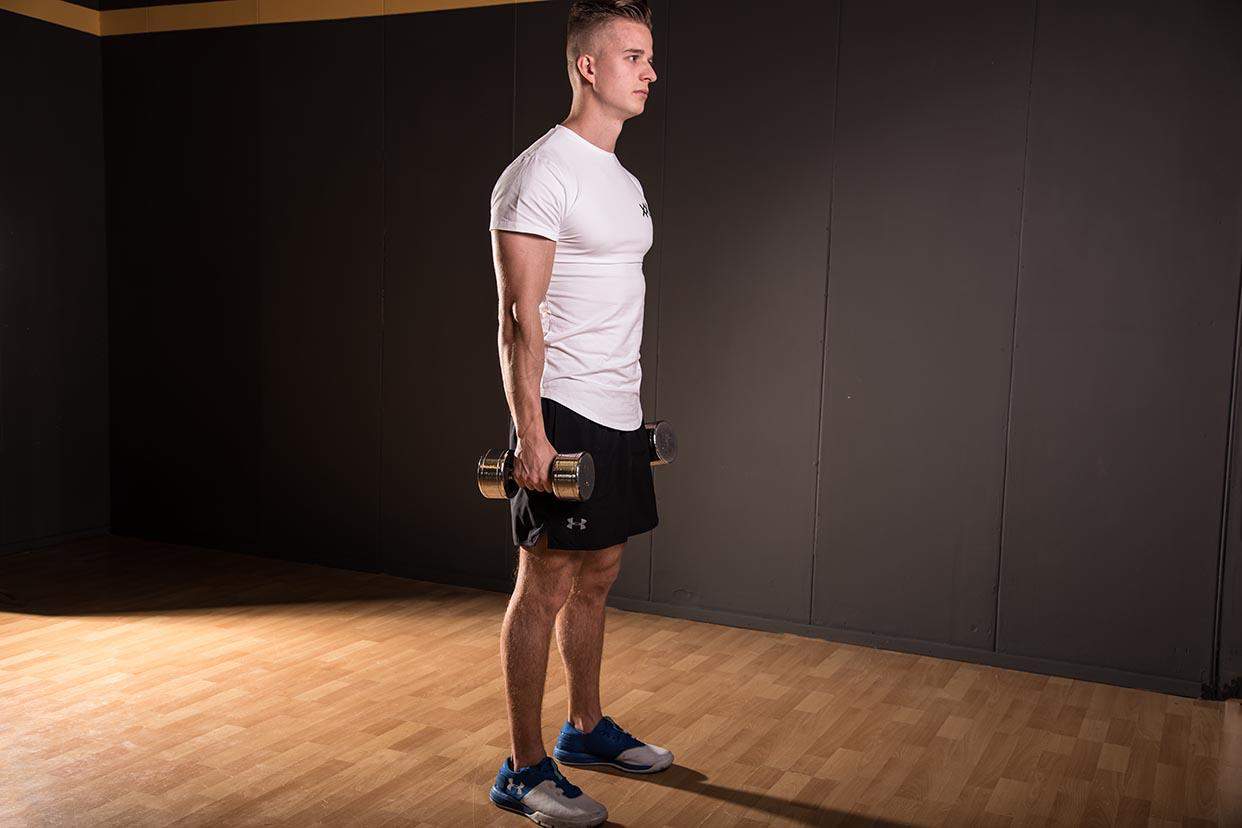 Dumbbell biceps curl