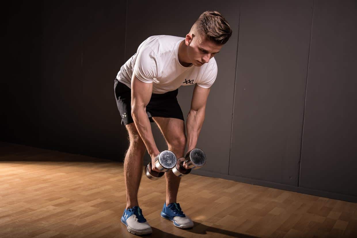 Standing Bent over Side Raise