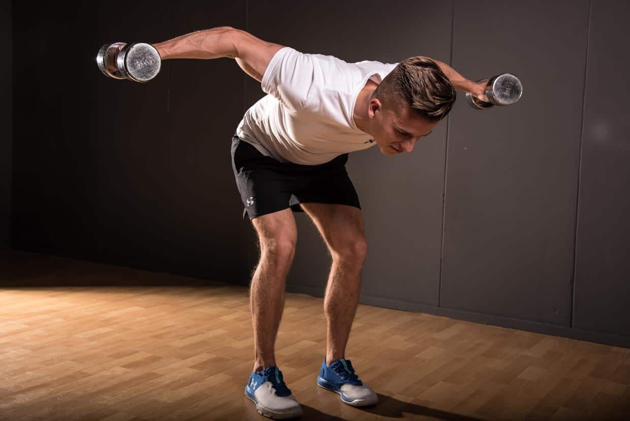 Standing Bent over Side Raise