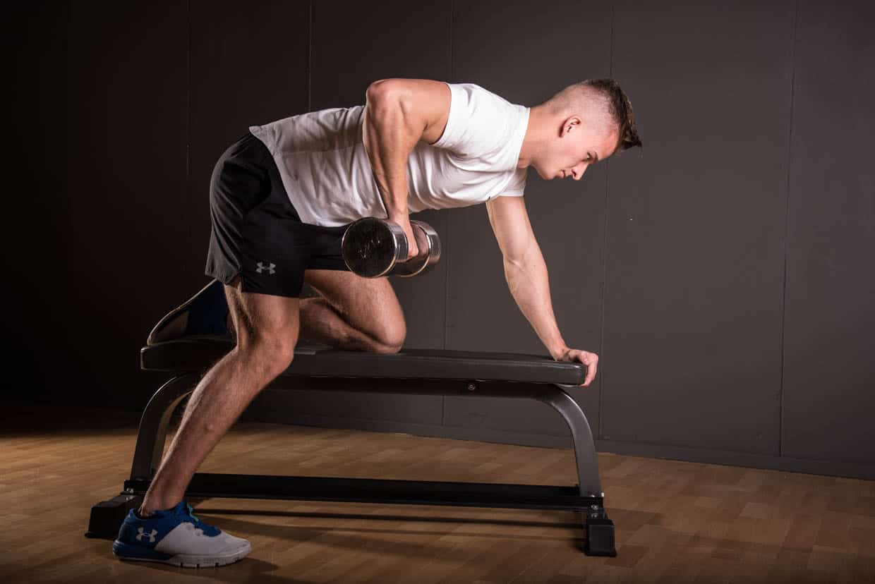 Dumbbell High Row