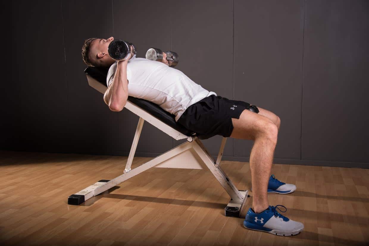 Incline dumbbell press