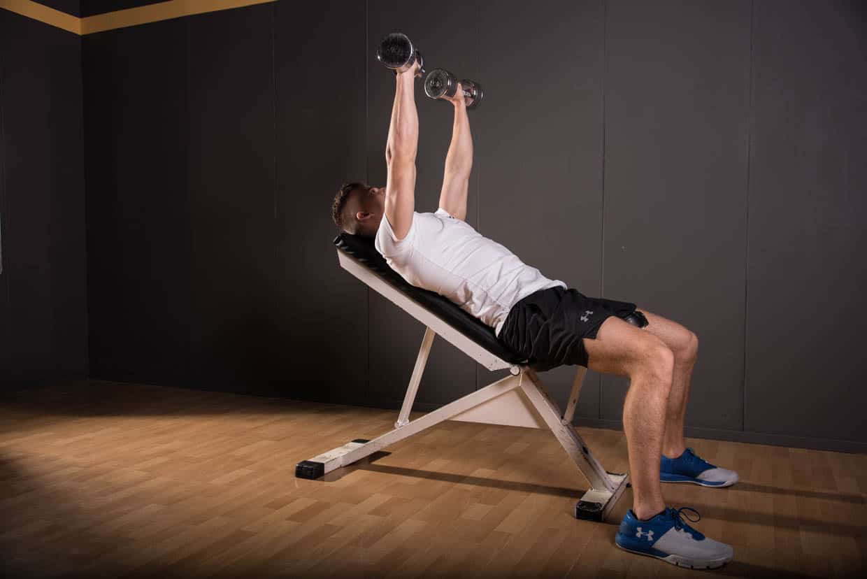 Incline dumbbell press