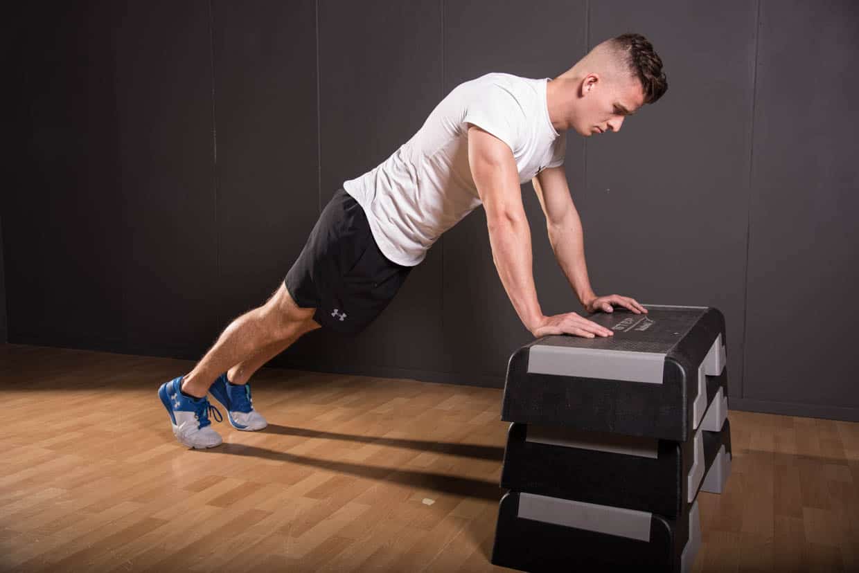 Incline Push up