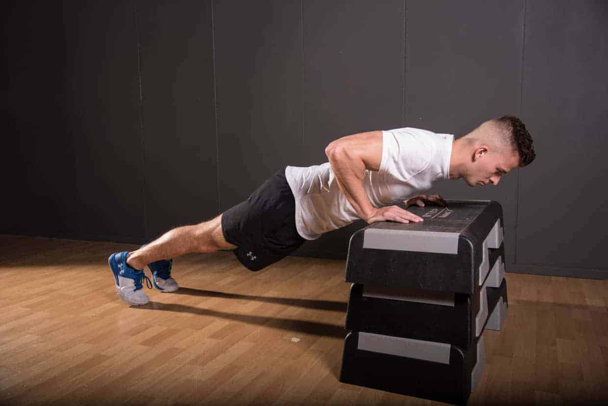 Incline Push up