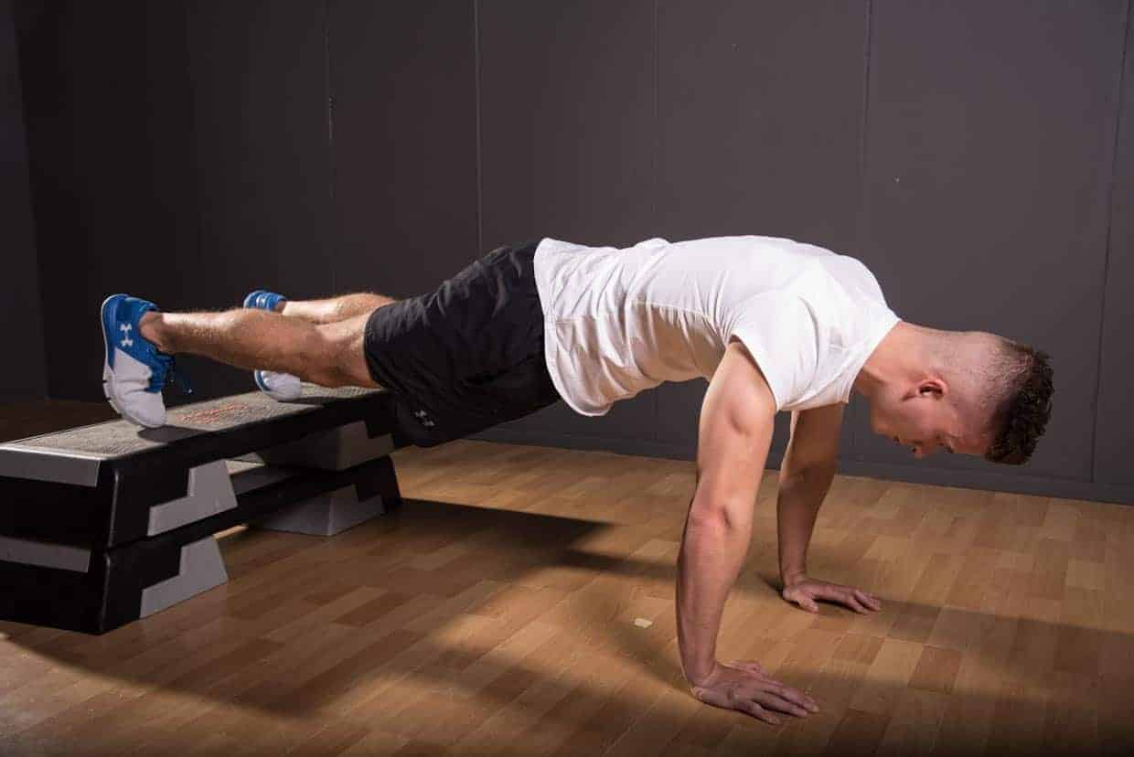 Decline Push up