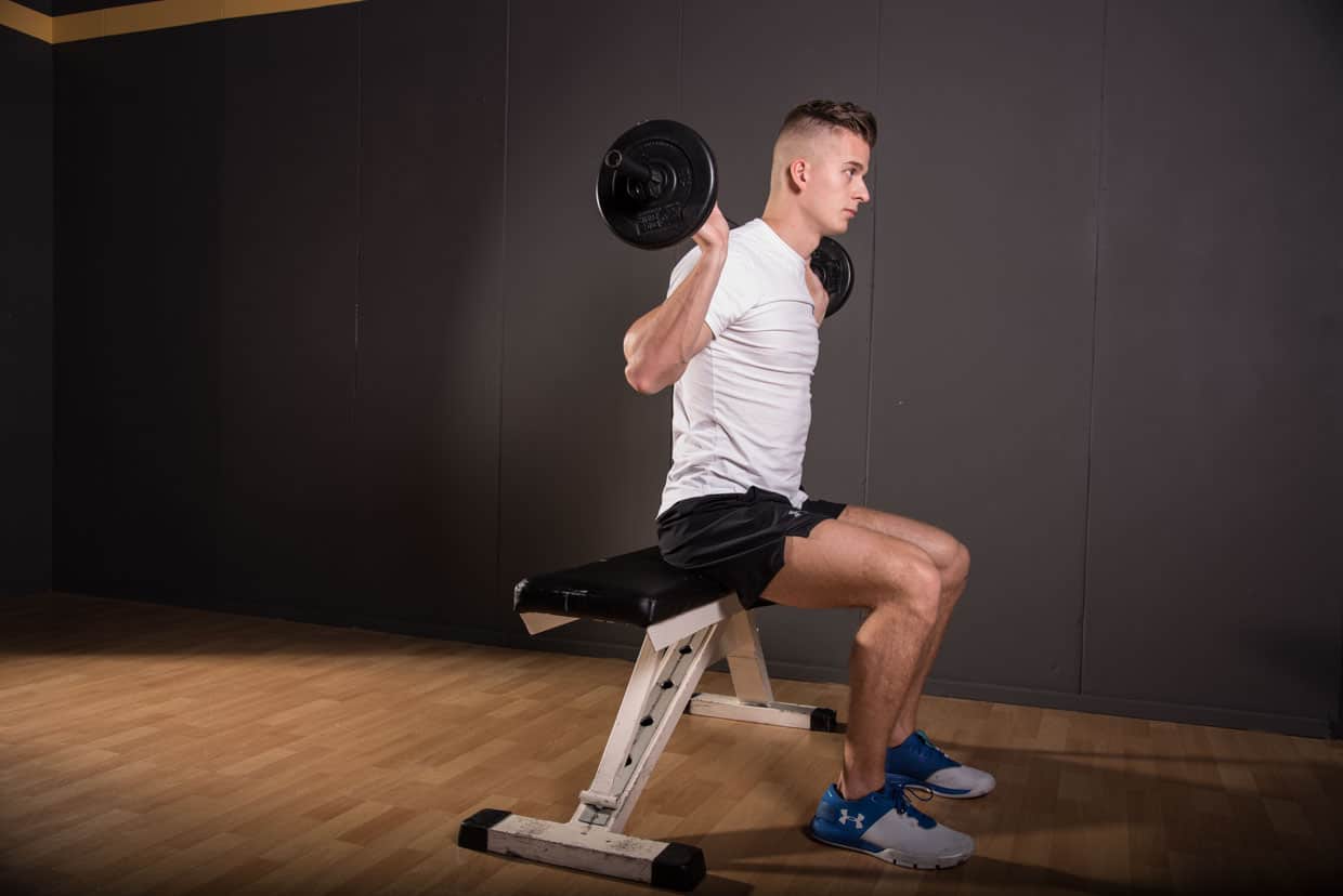 Barbell Seated Good morning