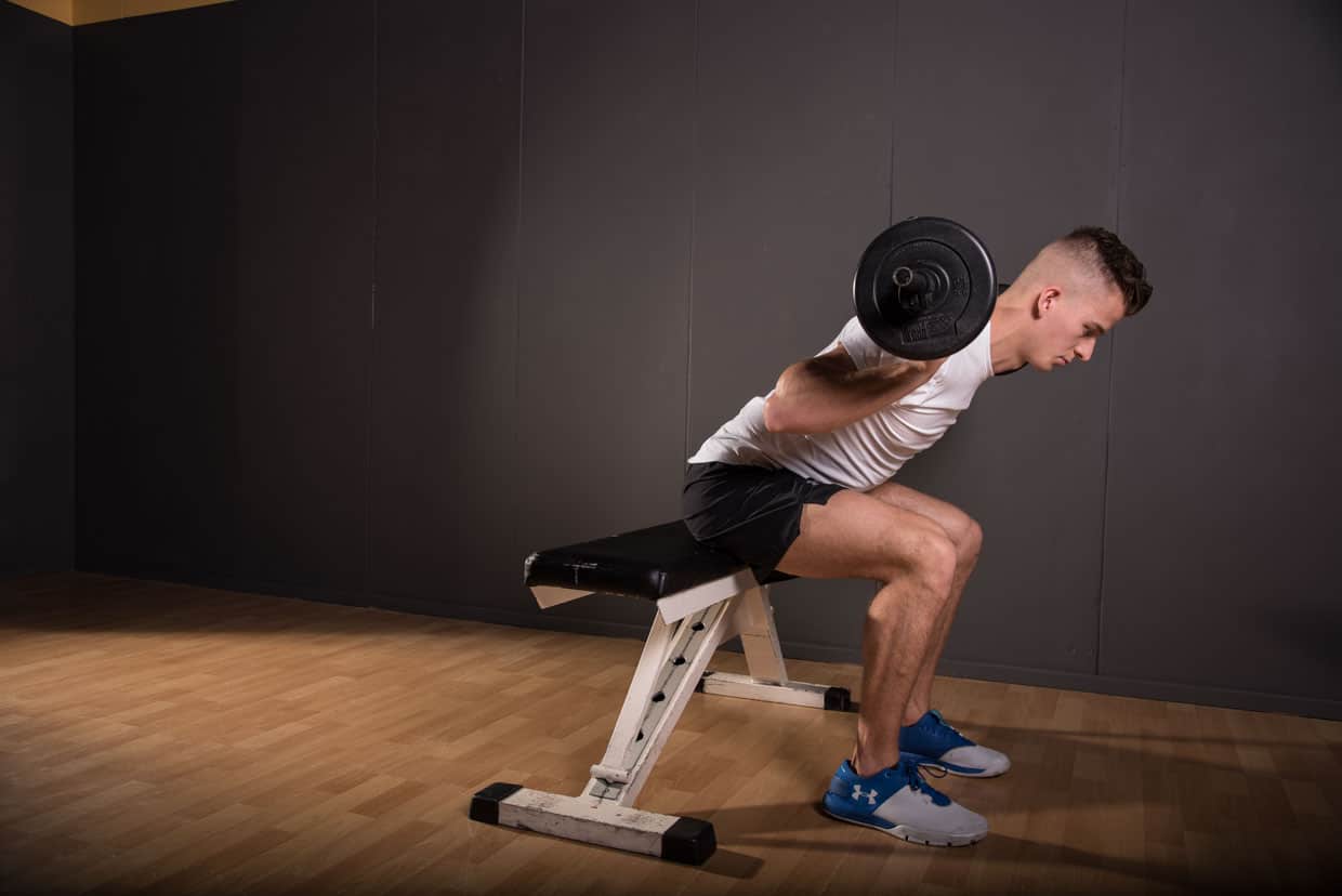 Barbell Seated Good morning