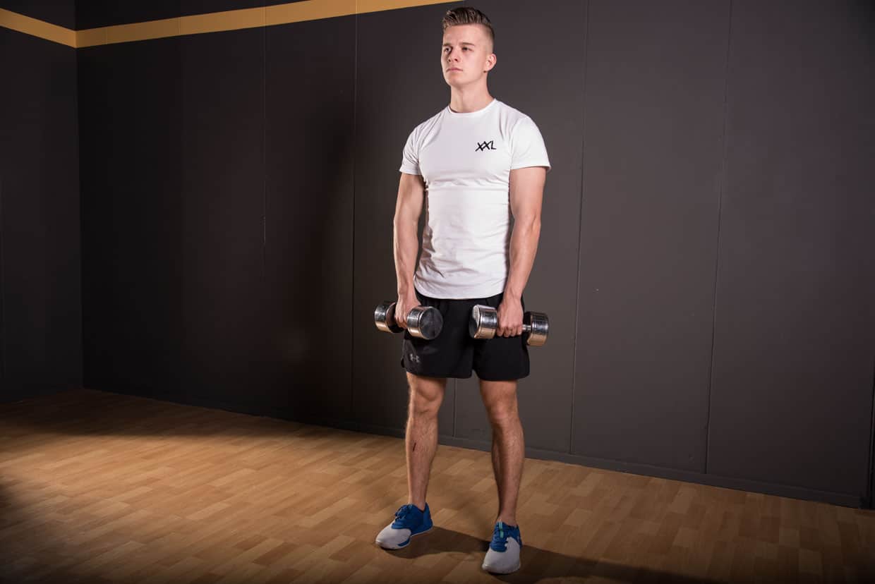 Dumbbell Upright Row
