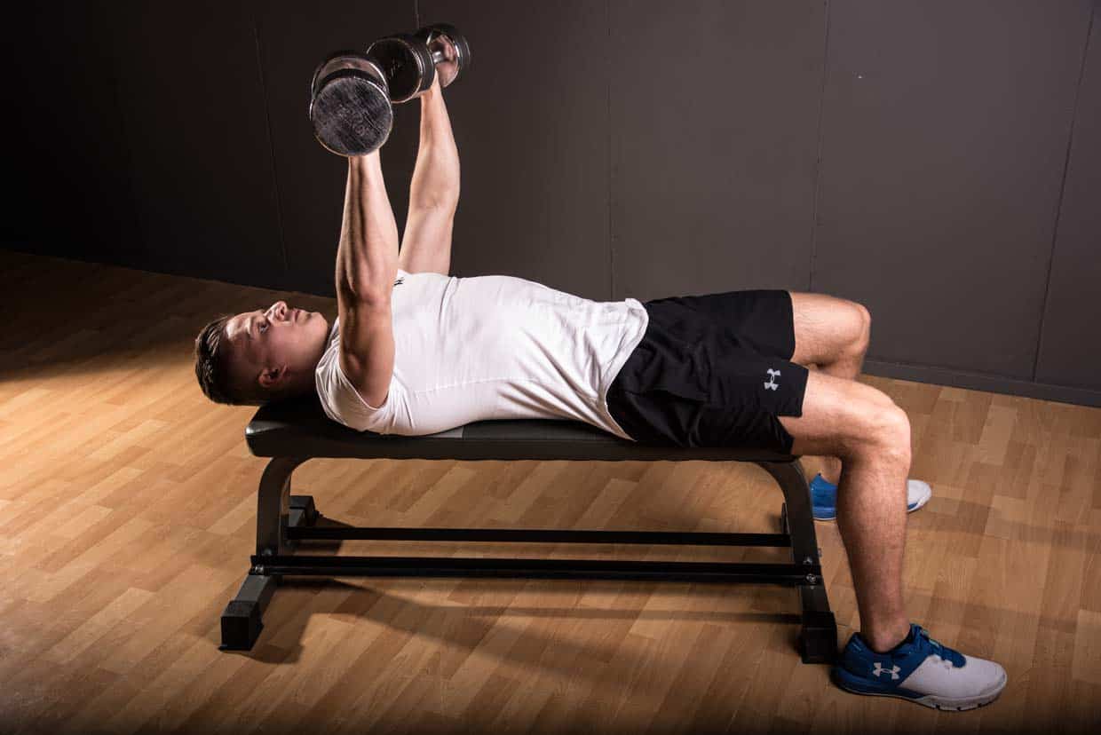 Flat Dumbbell Press
