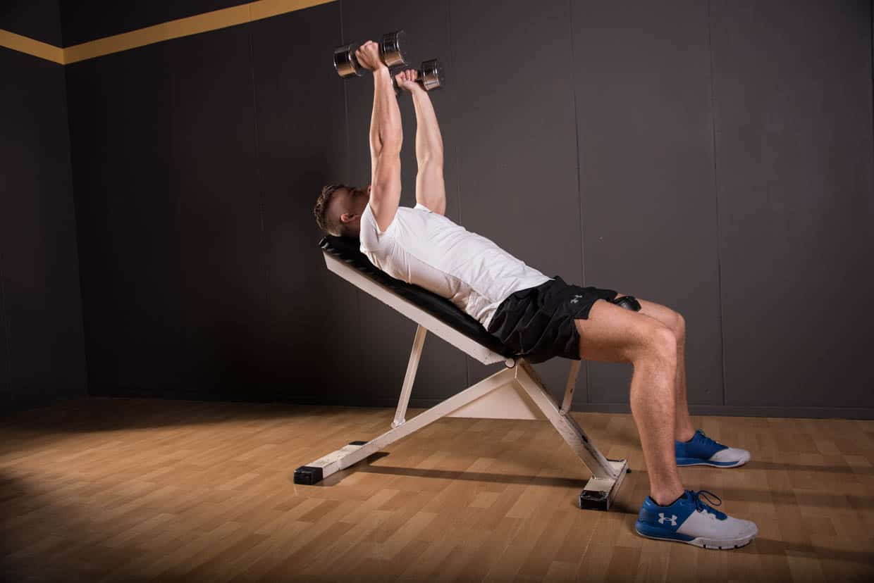 Dumbbell Seated Triceps extension