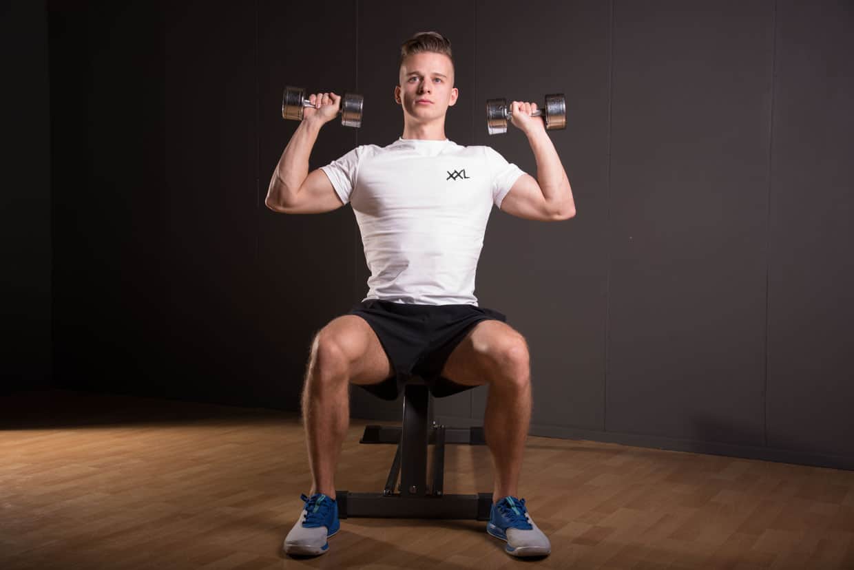 Dumbbell One Arm Shoulder Press