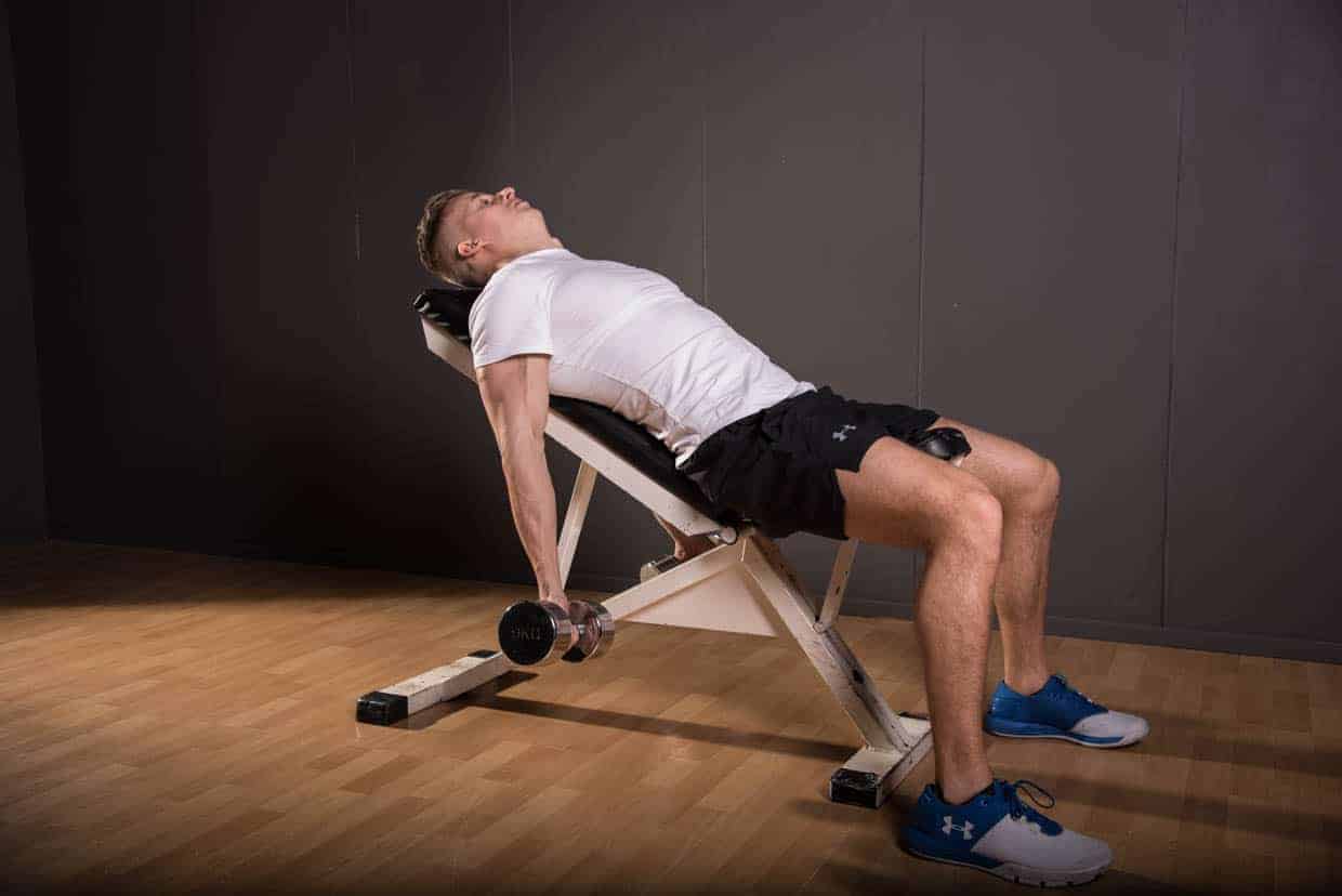 Dumbbell Incline Curl