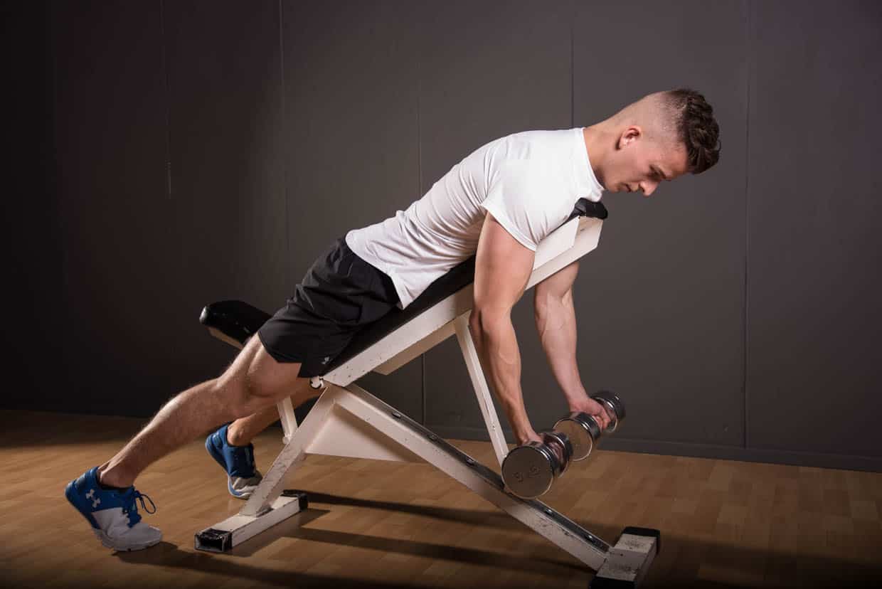 Dumbbell Prone Incline  Hammer Curl