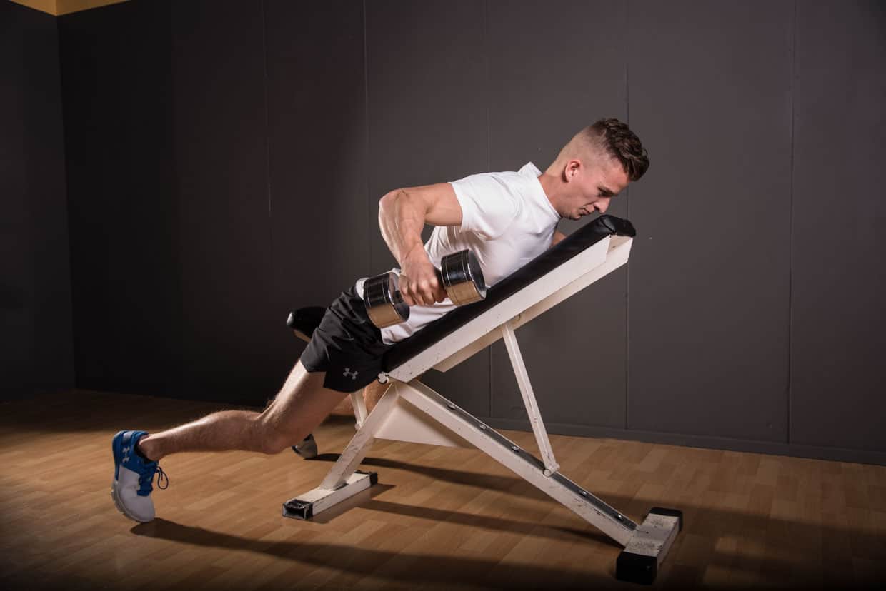 Incline shoulder rotation