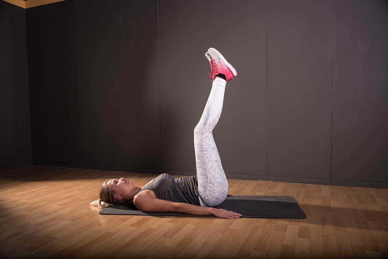 Lying Leg-Hip Raise