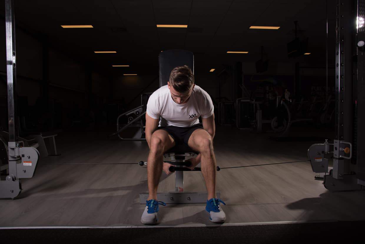 Seated Cable Bent over Fly