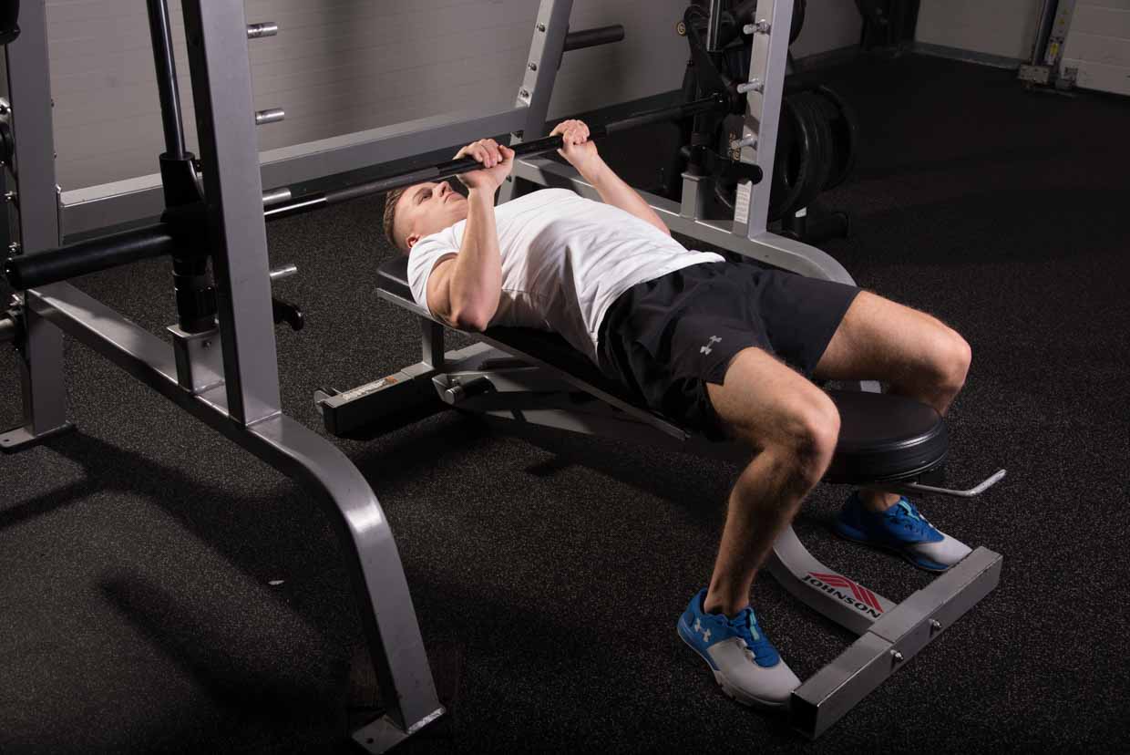 Small Grip Bench Press Smith Machine