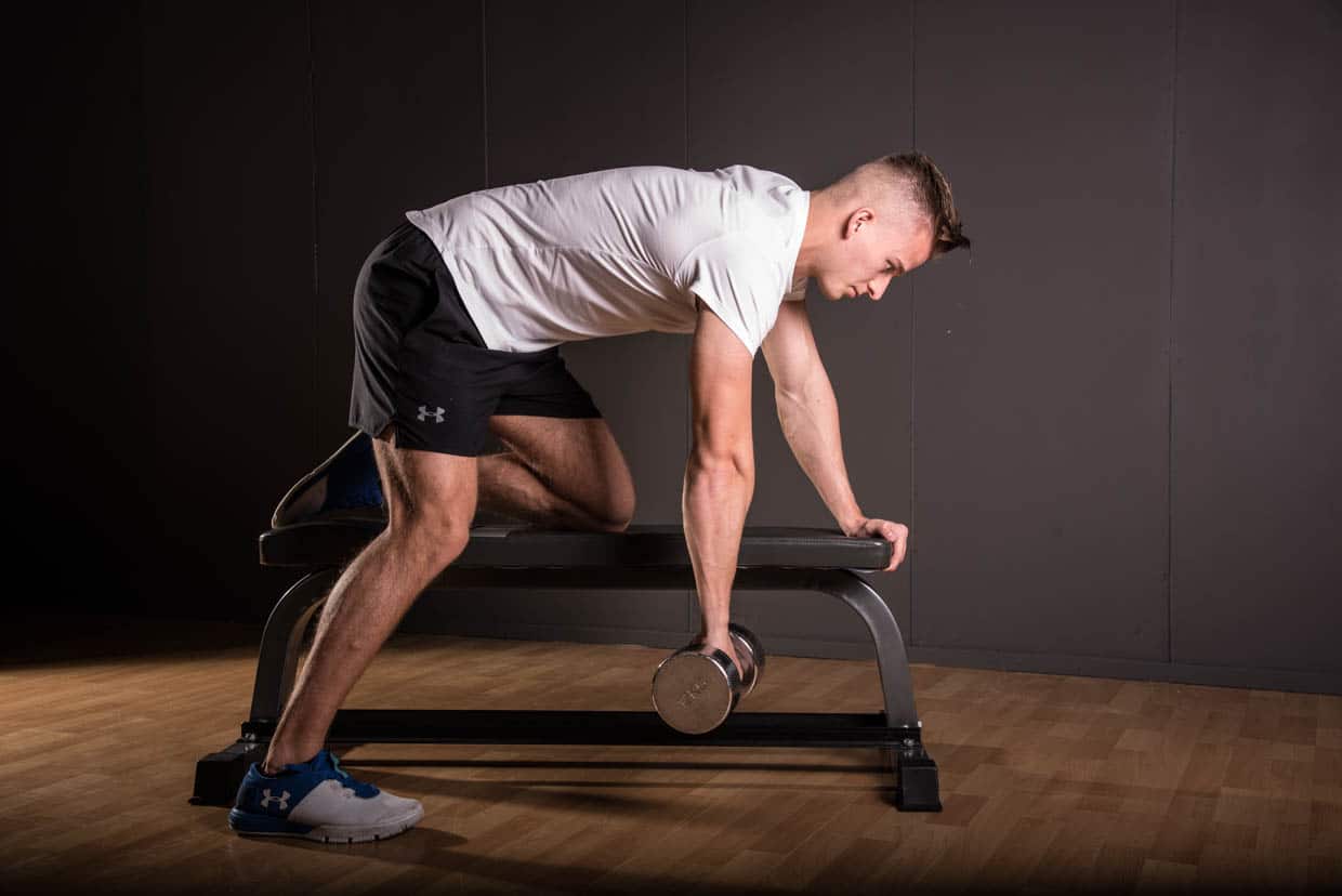 Dumbbell High Row