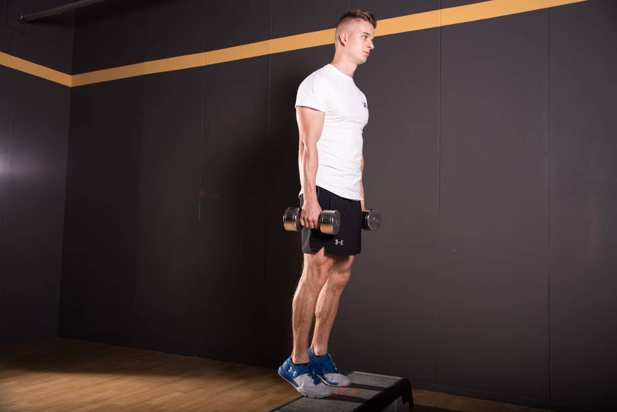 Dumbbell Standing Calf Raise