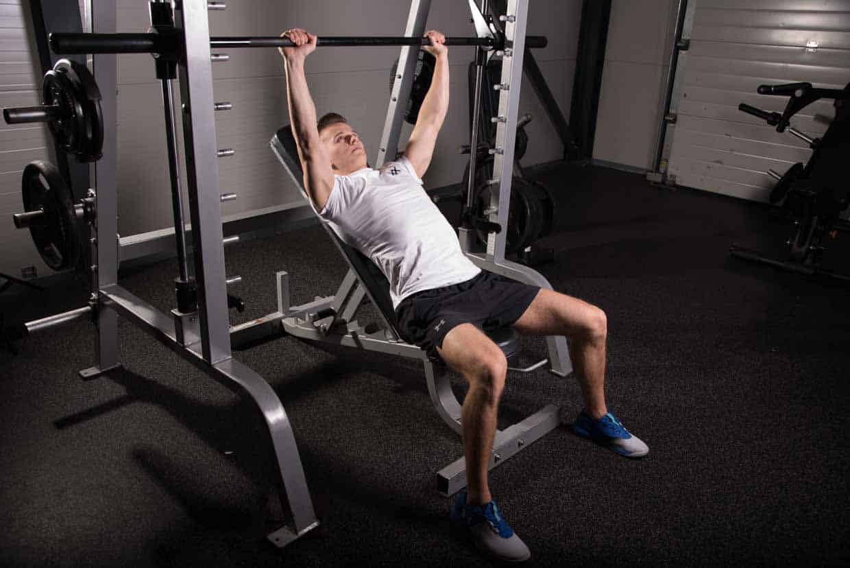 Smith Machine Incline Bench Press