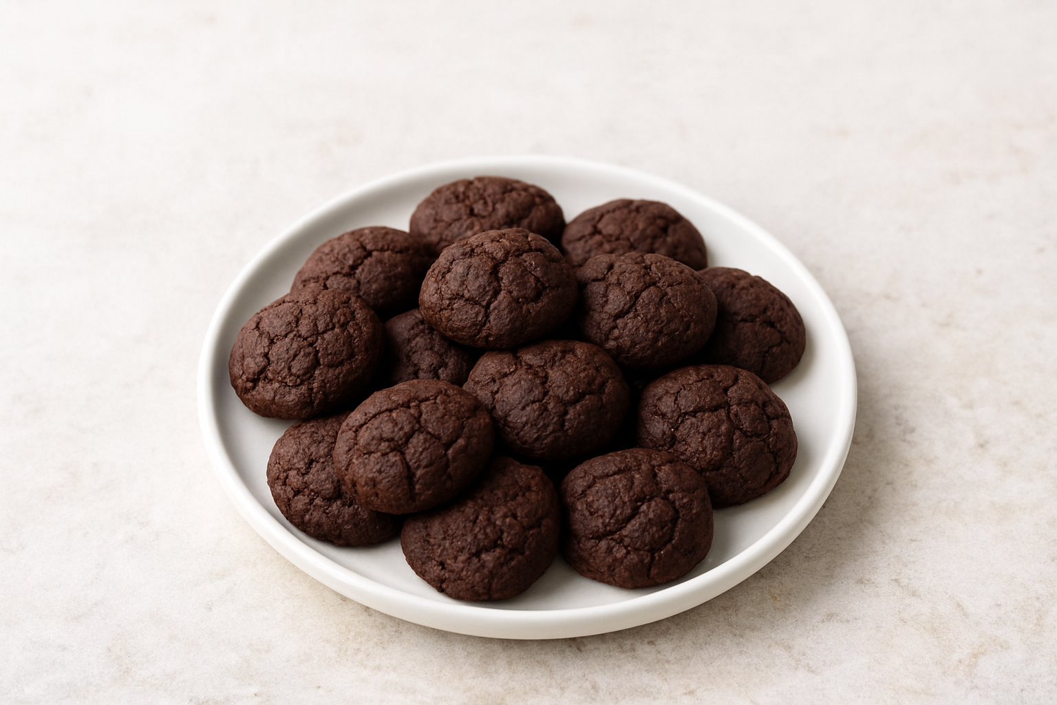 Pompoen–cacaokoekjes (ca. 20 stuks)